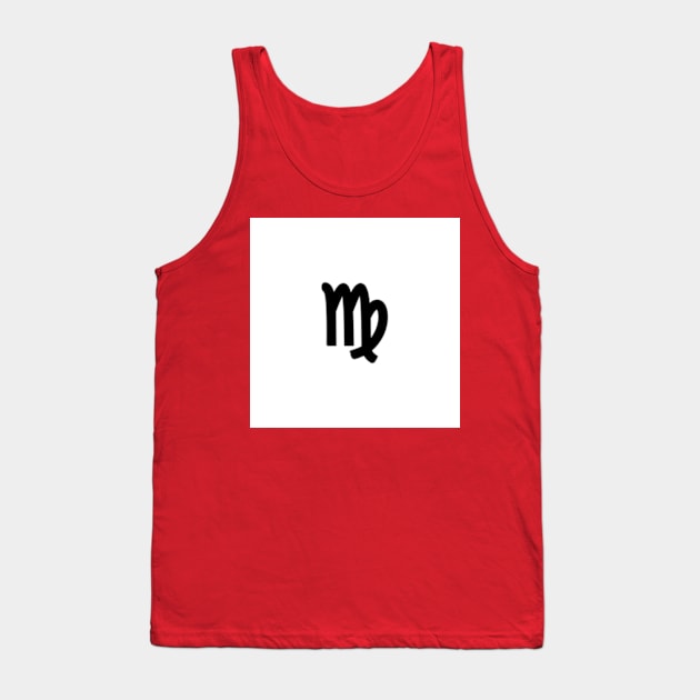 Virgo Symbol Art Tank Top by Zodiac_fun_17